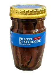 Анчоуси Granata Filetti di Accuiughe в олії 80 г