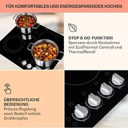 Варильна поверхня електрична Klarstein EasyCook 4 6100 Вт (10034604) - мініатюра 6