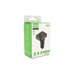 FM модулятор Voltronic D1, підсвітка 7 кольорів, 1.5-3.1A, USB, TF (FM-D1-7Col) - мініатюра 4