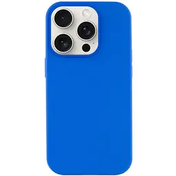 Чохол Silicone Case Full Protective (AA) NO LOGO для Apple iPhone 13 Pro Max (6.7) Синій / Capri Blue