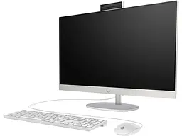 HP Комп'ютер персональний моноблок All-in-One 27" FHD IPS AG, Intel i5-1335U, 16GB, F512GB, UMA, WiFi, кл+м, DOS, білий - мініатюра 3