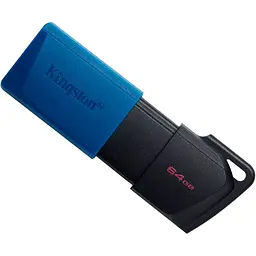 USB флеш-накопичувач Kingston DataTraveler Exodia M 64GB USB-A 3.2 Gen 1 Black/Blue (DTXM/64GB) [76430]