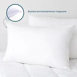 Подушка WHITE COMFORT NEW 50x70 см (600 г) (мікрофібра) (3-02830_00000) - мініатюра 2