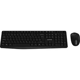 Комплект (Клавіатура та миша) CANYON SET-W01 Keyboard+Mouse Wireless Black
