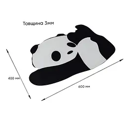 Вологопоглинаючий килимок Sticker Wall 400х600х3мм Панда SW-00002563 - мініатюра 3