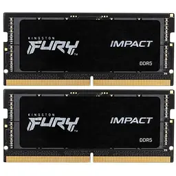 Модуль пам`ятi SO-DIMM DDR5 2x16GB/5600 Kingston Fury Impact (KF556S40IBK2-32)