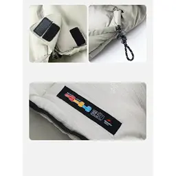 Спальник з капюшоном Naturehike M180 NH20MSD02 правий сірий - мініатюра 6