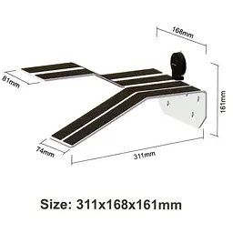 Рампа і острів для черепахи Repti-Zoo M 31x16x17см (TB05M) - мініатюра 11