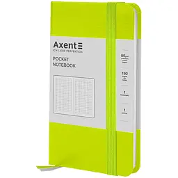 Книга записна Axent Partner A6- в клітинку 96 аркушів лимонна (8301-60-A) - мініатюра 2