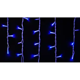 Гірлянда Delux ICICLE flash 75LED 2 х 0.7 м синій/білий IP44 EN (90012957)