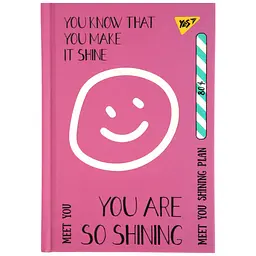 Блокнот Yes Smile А6, 64 аркуші, в лінійку (152065)