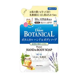 Рідке мило Moist Diane Botanical Hand & Body Soap з ароматом вербени та меду змінний блок 400 мл (4580632111191)
