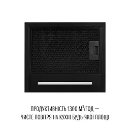 Витяжка пристінна PERFELLI DESIGN QUADRO 36 NERO SILENZIO - мініатюра 5