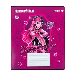 Зошит Kite Monster High 12 аркушів, лінія (MH24-234), в асортименті - мініатюра 5