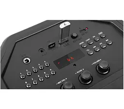 Портативна колонка бумбокс REAL-EL X777-PSS Boombox 65W Bluetooth TWS, RGB, Black