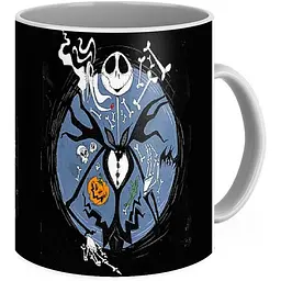 Кухоль GeekLand Кошмар перед Різдвом The Nightmare before Christmas Art 330 мл білий - мініатюра 3