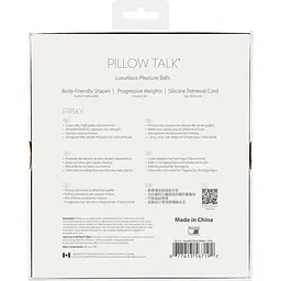 Розкішні вагінальні кульки Pillow Talk - Frisky Teal - мініатюра 10