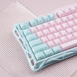 Клавіатура GravaStar Mercury K1 Lite 80keys BSUN Grey BT/WL/USB Lumen Rose (GSK1LITE_PM_PNK) - мініатюра 9