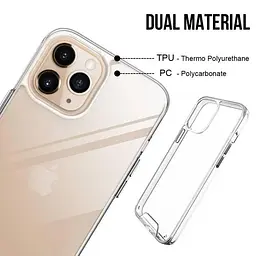 Чохол iPhone 16 Pro накладний чохол Space Case (2nd Gen) Прозорий - мініатюра 2