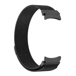 Ремінець для Samsung Galaxy Watch 5 - чорний Watchbands Milanese Loop ширина кріплення 20мм металевий (WB00S4MMILANESE4BLACK51) - мініатюра 3