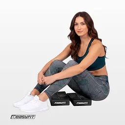 Клиновий блок для присідань Easyfit (клин-платформа для розтяжки, йоги) - мініатюра 12