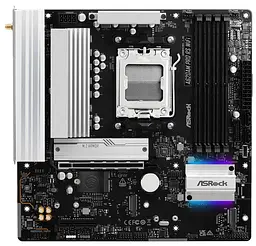 Материнська плата AsRock A620AM PRO RS WIFI (A620AM PRO RS WIFI) (Socket AM5, AMD A620A, Micro-ATX)