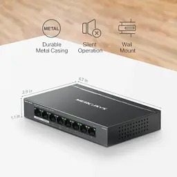 Комутатор мережевий Mercusys MS108GP - мініатюра 10