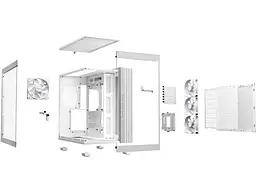 Корпус Be quiet! LIGHT BASE 600 LX White (BGW68) - мініатюра 4