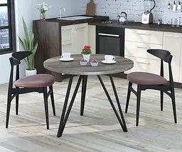 Обідній стіл Ліма D1000 Loft Design (Дуб Палена)