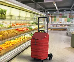 Сумка-візок Gimi Easy Red (168419) - мініатюра 4