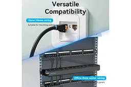 Інтернет-з'єднувач Vention Cat.7 FTP 10 Гбіт/с 600 МГц перехідник RJ45 Роз'єм LAN RJ 45 Ethernet Коннектор Сірий (IRJH0) - мініатюра 8
