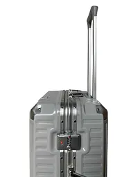 Валіза середня M Milano bag 013 полікарбонат Срібна - мініатюра 2