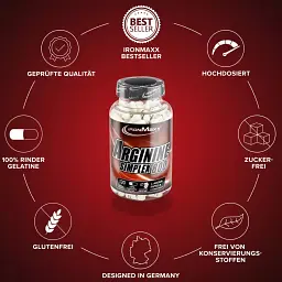 Амінокислоти IronMaxx Arginin Simplex 800, 130 капсул - мініатюра 3