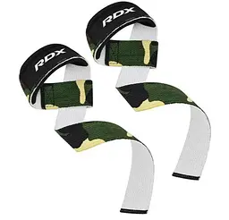 Лямки для тяги RDX W1 Gym Single Strap Camo Green Plus (WAN-W1CGN+) - мініатюра 3