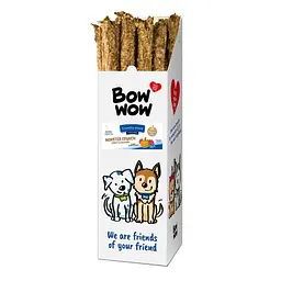 Ласощі для собак Bow wow хрусткі палички з яловичиною та куркою 53-58 см, 175 г (ціна за упаковку 24 шт)