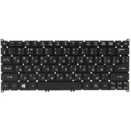 Клавiатура для ноутбука ACER Aspire S3, S5, One 756, TravelMate B1 чoрний, без фрейма