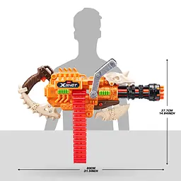 Швидкострільний бластер Zuru X-Shot Insanity Horrorfire Dread Hammer 48 патронів (36733) - мініатюра 10