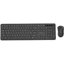Комплект (клавіатура, миша) бездротовий Gembird Black (KBS-WPS-01-CYRL)