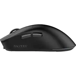 Миша бездротова Ajazz NJ08 Combo, Black, Bluetooth / 2.4GHz / Type-C, оптична (сенсор PixArt PAW3311), до 24000 dpi, перемикачі Huano, 6 кнопок, 300 mAh, радіус дії до 10 м (NJ08-MC-B) - мініатюра 3
