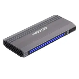 Зовнішня кишеня Maxxter M.2 NVMe PCIe, USB 3.1 Type-C Gen2, RGB, Metal, Чорний (EHDE-2280SRGB-01) - мініатюра 5