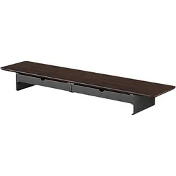 Настільна підставка для монітора Officepro MR164DW Dark Wood/Black (MR164DW) - мініатюра 2