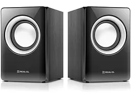 Колонки для комп'ютера REAL-EL S-215 2.0 Black