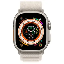 Смарт-годинник Apple Watch Ultra 49mm Titanium Case with Starlight Alpine Loop Large [MQF13/MQFT3] [73825] - мініатюра 2