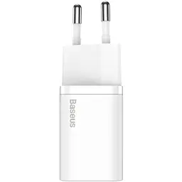 Зарядний пристрій Baseus Super Si 30W 1 USB-C (CCSUP-J02) White