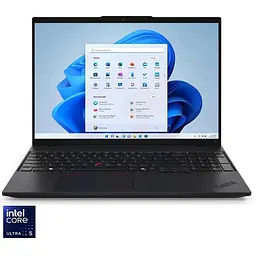 Ноутбук Lenovo ThinkPad L16 Gen 1 з процесором Intel Core Ultra 5 125U pana la 4.3GHz, 16" WUXGA, IPS, 32GB DDR5, 1TB SSD, Intel графікою, Windows 11 Pro, чорний, 3y on-site Upgrade