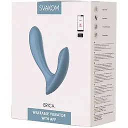 Вібратор в трусики Svakom Erica Dusty Blue - мініатюра 8