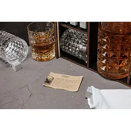 Подарунковий набір Whiskey Stones камені для віскі 18 штук + інструкція + щипці + мішечок для зберігання + 4 склянки та декантер - мініатюра 6