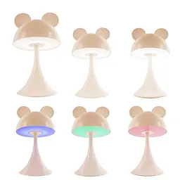 Світильник-нічник Kite LED з акумулятором Simple Mouse персиковий (K25-317-2-4) - мініатюра 3