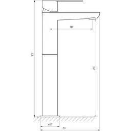 Змішувач для раковини TOPAZ BARTS TB 07203-H36 - мініатюра 4