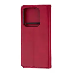 Чохол-книжка Premium Xiaomi Redmi Note 14 4G Global Dark Red - мініатюра 3